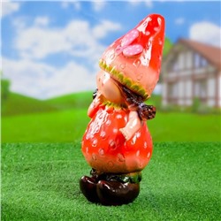 Садовая фигура из гипса «Девочка - клубничка», 11×15×31 см