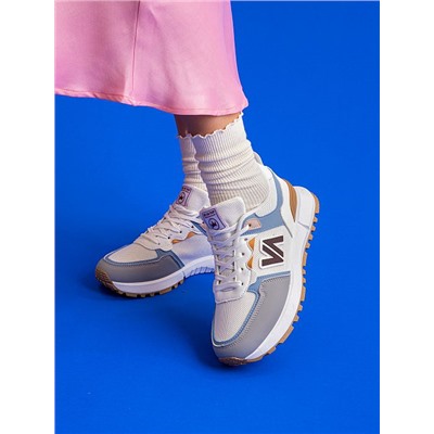 AG022-050 бел Кроссовки женские (36-41)/10