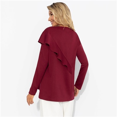 Туника в трендовом цвете, Вам письмо (бордовая)