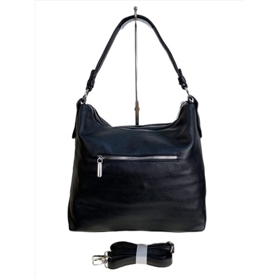 Женская сумка из искусственной кожи, цвет черный