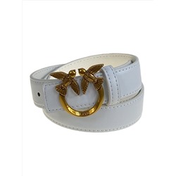 Ремень женский из искусственной, цвет белый