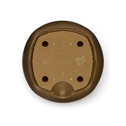 Горшок для цветов с прикорневым поливом Amsterdam, 8 л, цвет молочный шоколад