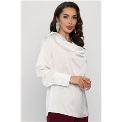 Блуза Шелковая сказка (белая) Б14380-33М