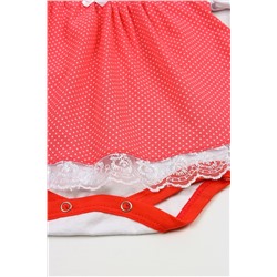 Боди-платье с длинным рукавом арт. БДЮ-ДР/малина