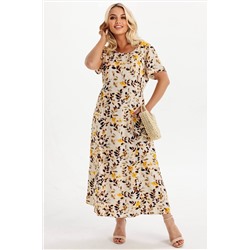 Платье штапель  6146/03/Экрю