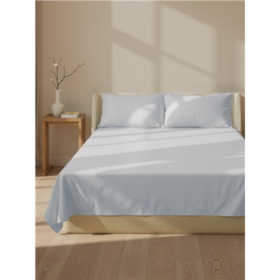 Простыня 1.5-спальная SL Home Modal, 160×235 см, светло-серая, модал
