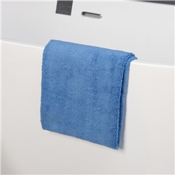 Тряпка для пола Raccoon, 220 г/м², 60×80 см, микрофибра, ультразвуковая обработка края, 2 шт, синяя