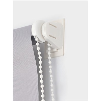 Штора рулонная 60×160 см «Блэкаут», по полотну 57×160 см, серая