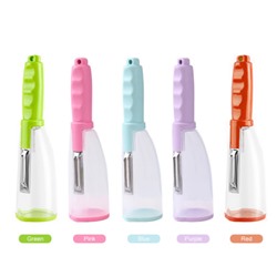 Многофункциональная овощечистка для овощей с контейнером для кожуры,