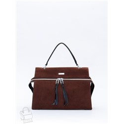 Сумка женская кожаная 9675MSS coffee Velina Fabbiano-Safenta в Новосибирске