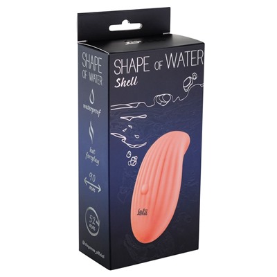 Розовый клиторальный вибратор Shape of water Shell