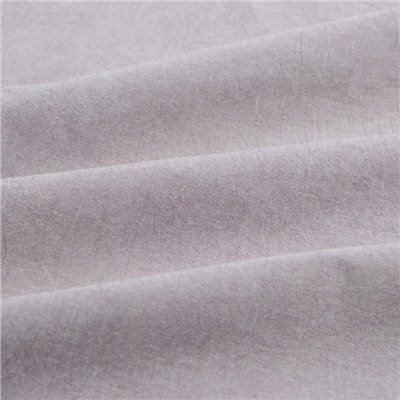 Простыня на резинке евро SL Home «Деним», 200×200+30 см, серая, жатый хлопок