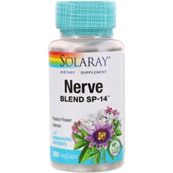 Solaray, Nerve Blend SP-14, 100 VegCaps