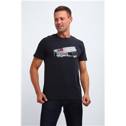 Футболка мужская 058 (Темно-серый)