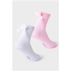 Носки трикотажные для девочек, 2 пары в комплекте PLAYTODAY, 1239928