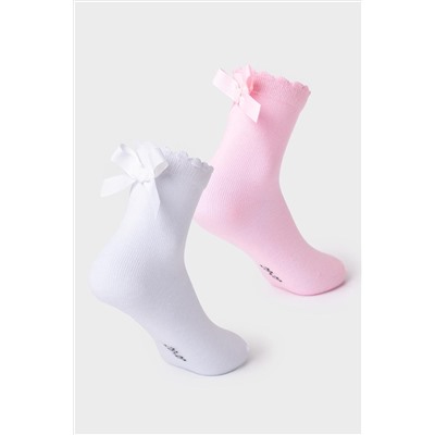 Носки трикотажные для девочек, 2 пары в комплекте PLAYTODAY, 1239928