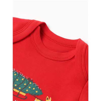 Боди детское «Крошка Я» My 1st Christmas, рост 68-74 см