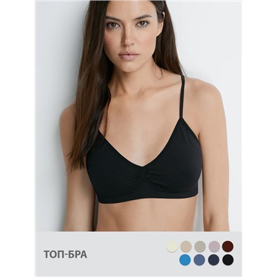 Omsa Топ OmS121 Майка "Toп" женская (топ-бра на тонких регулируемых бретелях), PA