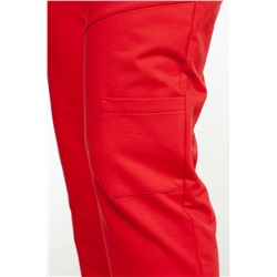Брюки футер 2-х нитка  102/08/Красный