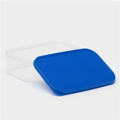 Контейнер пищевой Доляна, 1.2 л, цвет синий