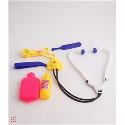 МЕШОК ПОДАРКОВ Набор доктора "Желтый", пластик, 28,5х21,5х4см, 4 дизайна