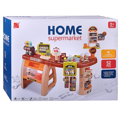 Игровой набор "Супермаркет" (свет, звук) в коробке