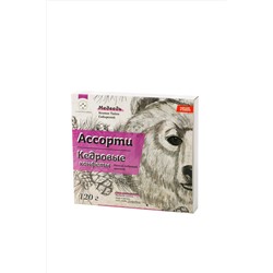 Кедровые конфеты "Ассорти" в шоколаде ручной работы / 120 гр / грильяж / Солнечная Сибирь