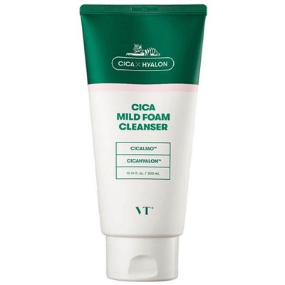 VT Cosmetics Пенка для чувствительной кожи с центеллой Cica Mild Foam Cleanser