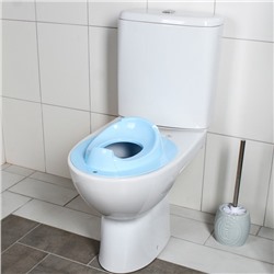 Детская накладка - сиденье на унитаз «Бамбино», голубая