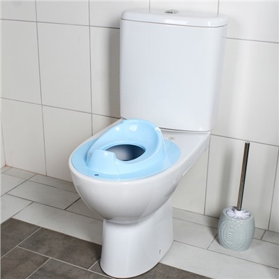 Детская накладка - сиденье на унитаз «Бамбино», голубая