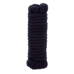 Чёрная веревка для связывания Love Rope - 5 м.