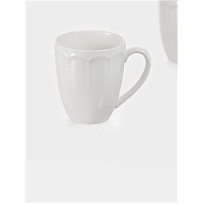 Кружки WY Renessans, 400 мл, набор 2 шт., фарфор, белые