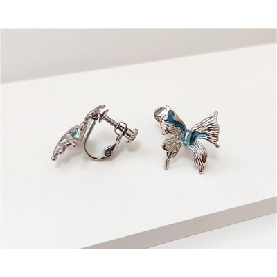 Серьги-клипсы Бабочки