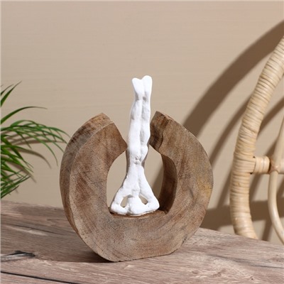 Сувенир «Стойка», 18×5×20 см, полимерная смола, манговое дерево