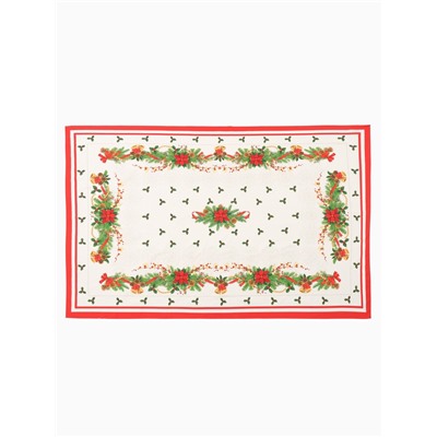 Скатерть новогодняя «Этель. Рождественский балл», 150×220 см, 100% хлопок