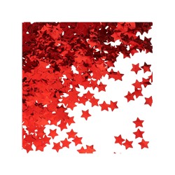 Конфетти «Звезда» красные, металлик, 1.5 см, 50 г