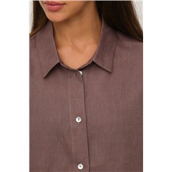 Рубашка длинная  S022_Mars Brown/Кофе
