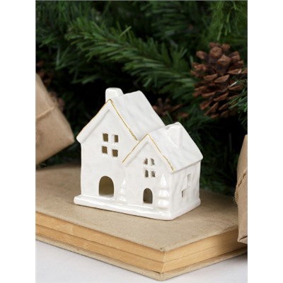 Фигурка Домик с подсветкой новогодний 8 см / 7099 /уп 2/96/LED