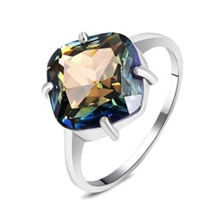 Кольцо, мистик кварц синий, Пучина