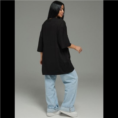 Футболка Амина (Чёрный матрёшка)