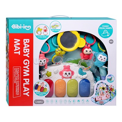 Коврик развивающий "Мир животных" в коробке