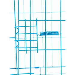 УЦЕНКА Клетка для собак 51×35×41 см, голубая
