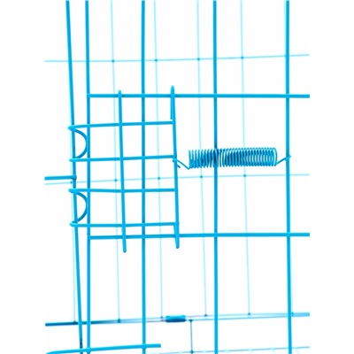 УЦЕНКА Клетка для собак 51×35×41 см, голубая