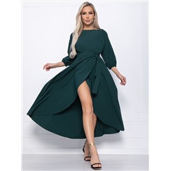 Платье Танго вдвоем (изумрудное) П15139-1М