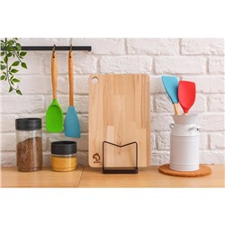 Доска разделочная деревянная с канавкой, 33×22×1.5 см, берёза