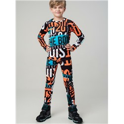 Термокомплект трикот. для мальчиков: фуфайка (футболка) с длин. рук, брюки