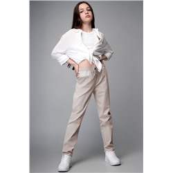 Льняные брюки для девочки Happyfox