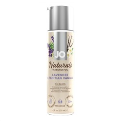 Массажное масло с ароматом лаванды и ванили JO Naturals Lavender   Vanilla - 120 мл.