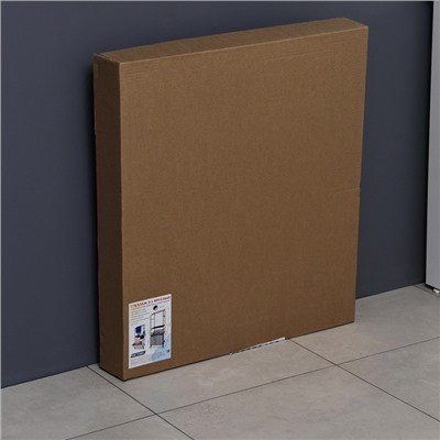 Стеллаж с двойной корзиной для белья и перекладинами, 2-х ярусный, 60×35×160 см, белый