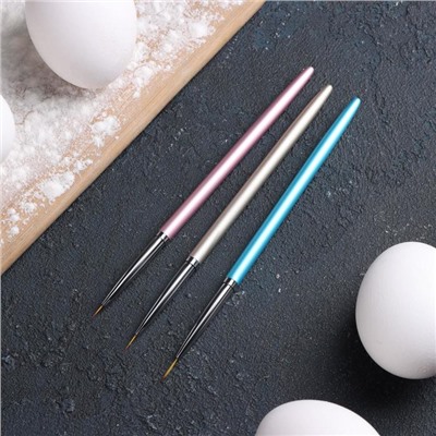 Набор кондитерских кисточек для декорирования KONFINETTA, 3 шт.